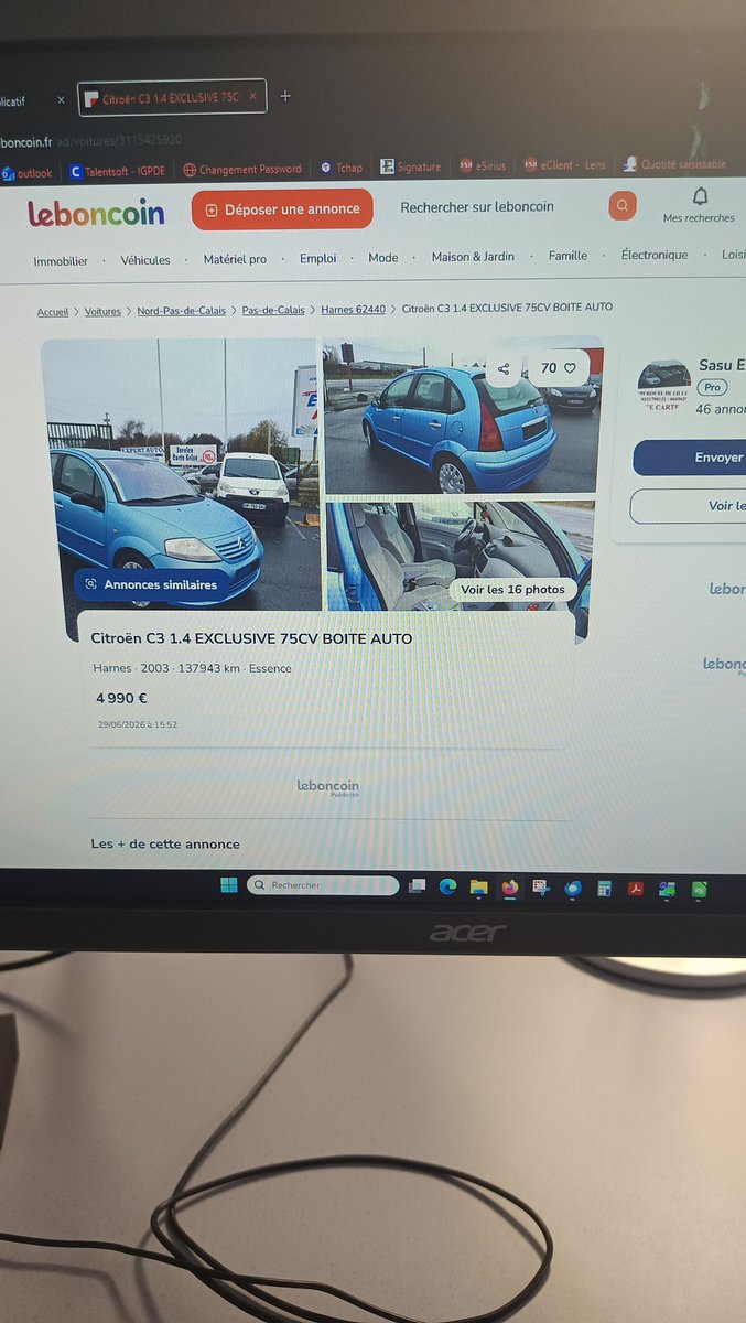 AngelYuko62's tweet photo. J'épouse quiconque m'offrira une citroen C3 bleue modèle 1 essence avec régulateur et limiteur de vitesse, clim et direction assistée. https://t.co/h16QL8E5NB