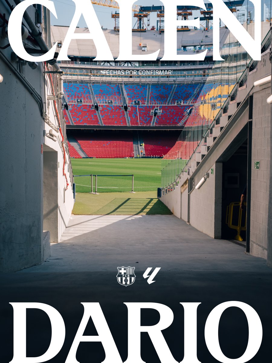 FCBarcelona_es's tweet photo. 📝 ¡Culers! Coged papel y boli y apuntad bien las fechas del calendario de LaLiga.

🧵 ¡Abrimos hilo! https://t.co/puAp3nXFDt