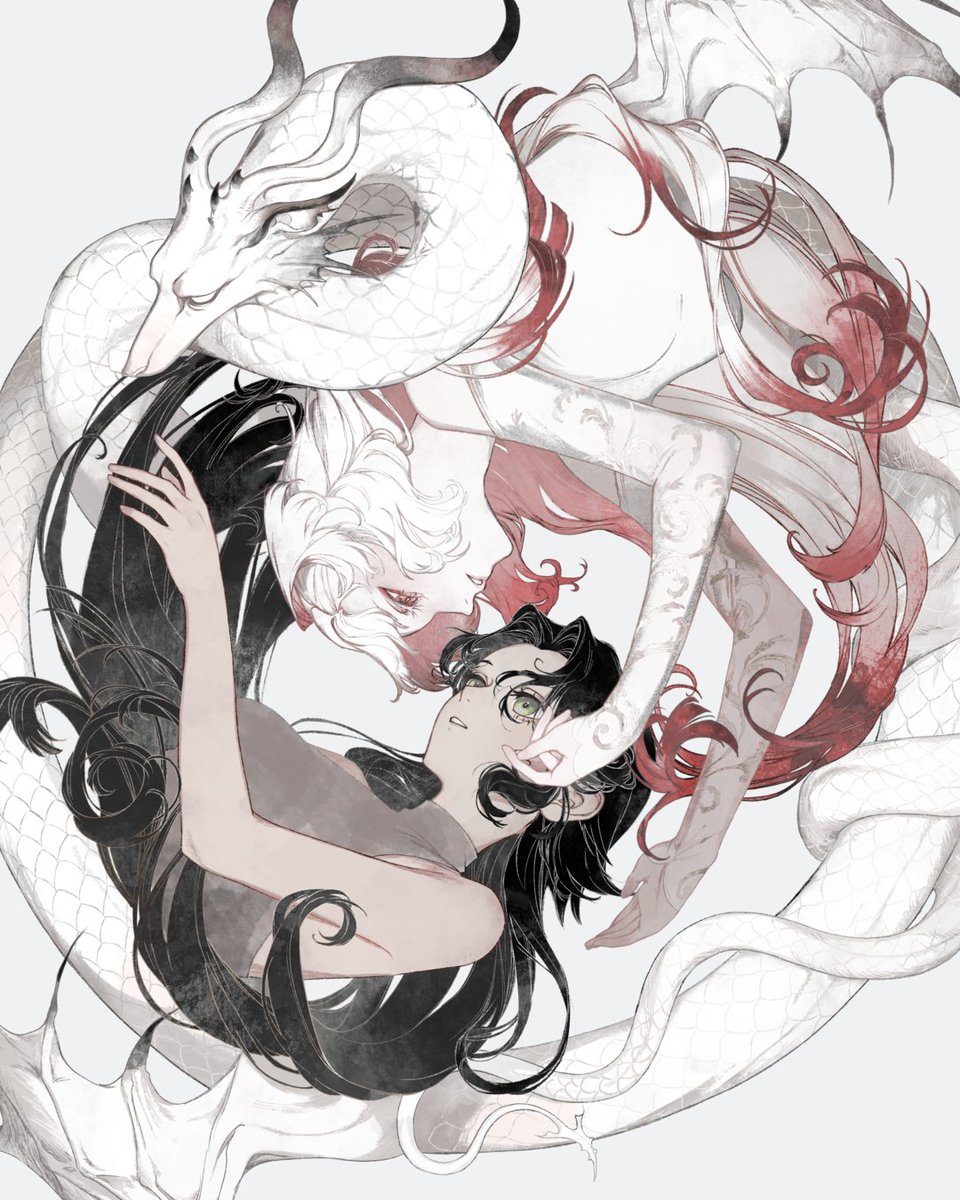 abe_dragonslay's tweet photo. 【大告知】
「ドラゴン×百合×SF小説アンソロジー（仮）」の表紙イラストを公開します🎉🎉
（鳥住ヨモさん @_ke_da_ma_ ）
・ドラゴン（竜/龍）、百合、SFの3要素を満たす
・1万～3万字の小説
をお寄せください。締切まで残り１か月！
応募数はまだ一桁……チャンスだ！
全力でかかって来い！！🐉🐉🐉 https://t.co/VALxIEhY7i