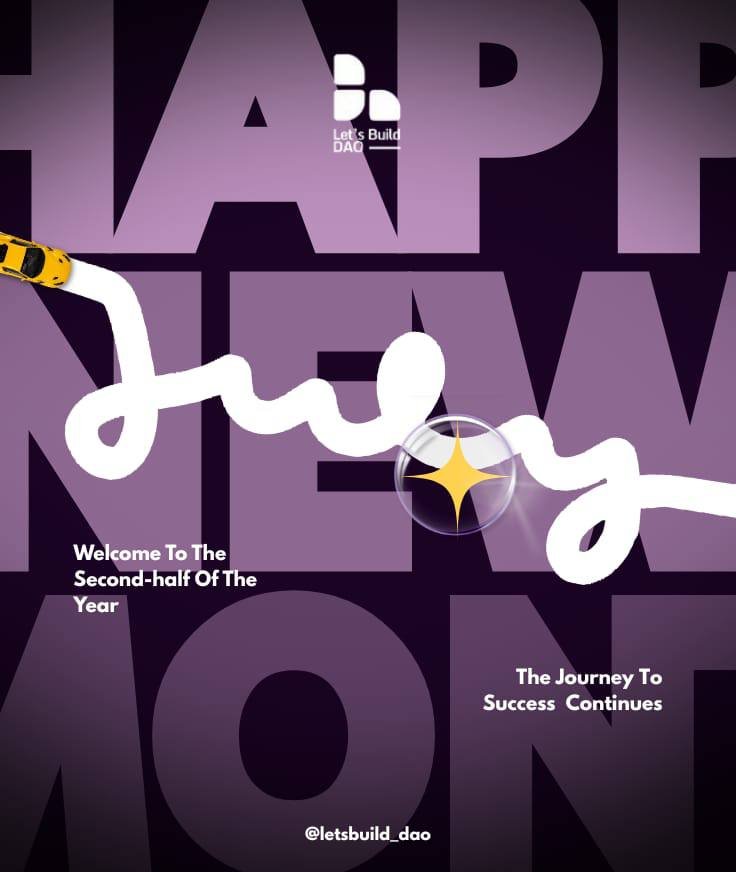 letsbuild_dao's tweet photo. Happy New Month, LB DAO!

We’re now in the second half of 2026. First half was full of achievements, testing &amp; previews. 

Now it’s time to make it happen 🔥

Let’s execute, build, and win together this month!

What are you locking in? 👇

#LBDAO https://t.co/UQbviqwQcv