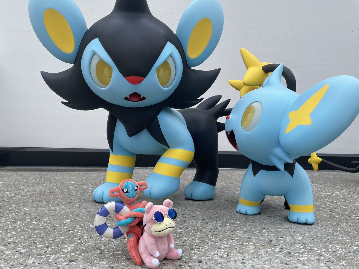 MaskedRider45's tweet photo. 先日某フォロワー様に導かれて念願のポケパークカントーに行ってきたんですよ♡

オトモで連れて行ったヤドンもデオちゃんもいっぱい写真撮れて良かったね♡

今月中には頑張ってレポ落書きマンガ描くからね♡ https://t.co/NHqwwI44vg
