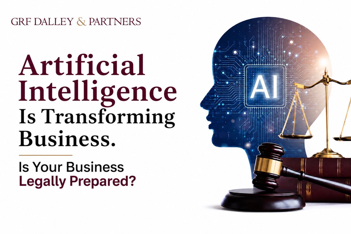 GRFDALLEY's tweet photo. Artificial Intelligence Is Transforming Business. Is Your Business Legally Prepared?
While Nigeria has no standalone AI legislation, businesses using AI remain subject to existing laws on data protection, intellectual property, contracts, consumer protection and cybersecurity. https://t.co/GZLiRqbdT8