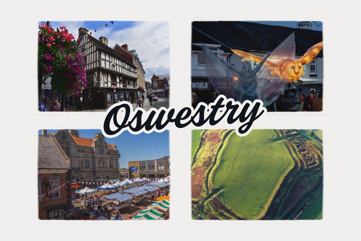 OswestryTC's tweet photo. We've officially entered the competition to become UK Town of Culture. To celebrate, we were invited to send a digital postcard to @DCMS – take a look. To see all the postcards from towns across the country, visit https://t.co/rxAnsG2ft2

#Oswestry #UKTownofCulture https://t.co/maFKKR4qEx