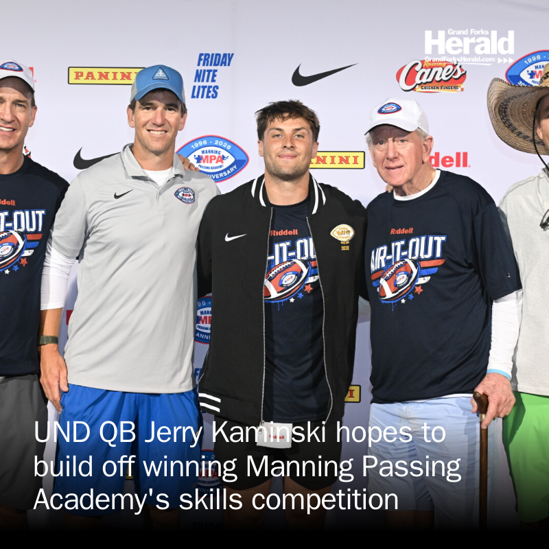 gfherald's tweet photo. Kaminski beat out some of the FBS' best quarterbacks to win the Air It Out Challenge https://t.co/TISNO16KBJ https://t.co/3tt4tzpj59