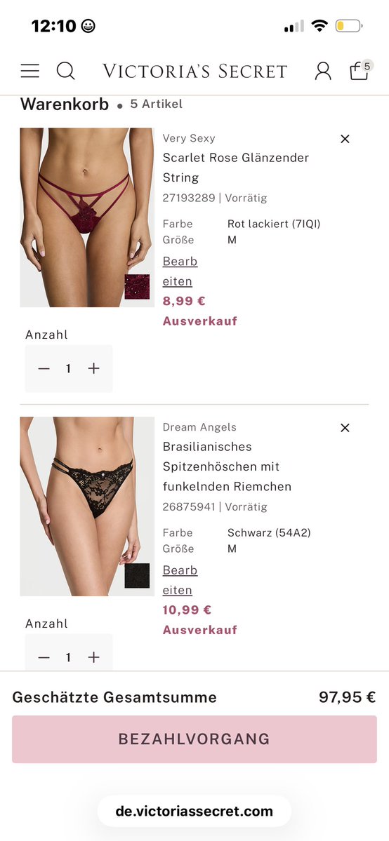 zoesslavecircle's tweet photo. Sooo zum Beginn des Monats könnt ihr Loser mir ja direkt mir 100€ für den Victorias Secret sale schicken 💋 gut genug um mich da drinnen zu sehen seid ihr nicht aber immerhin dürft ihr zahlen <3

#geldherrin #paypig #geldsklave #findom #femdom #göttin #geldsklave https://t.co/zgQnRWICer
