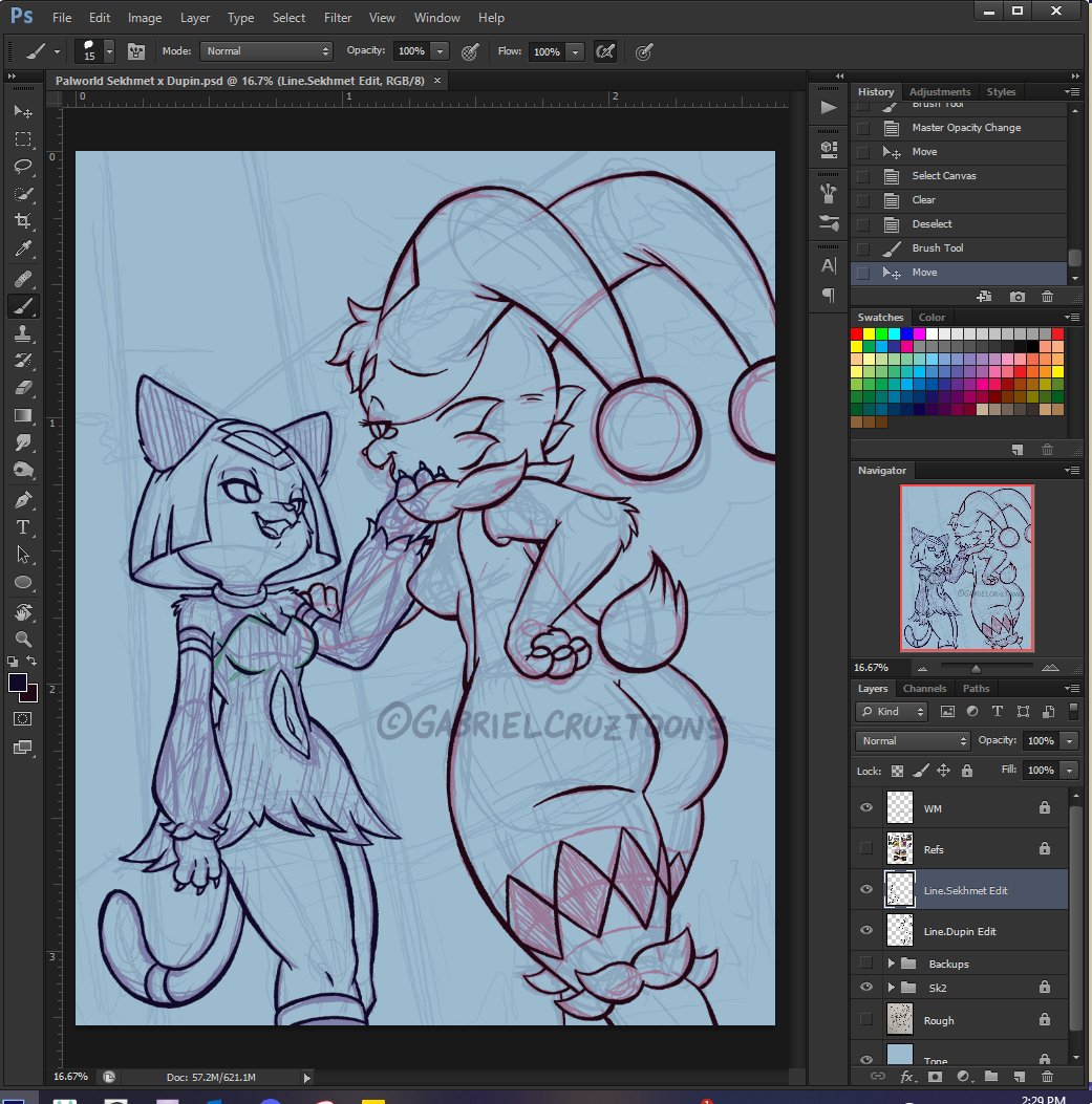 GabCruzToons's tweet photo. The official Ragnarok Online server I'm playing in will sadly close by the end of this month. Still hard for me to process all of this, even after the announcement was given two days ago. This at least gives me some time to get back to drawing, hopefully?

#WIP #sketch #palworld https://t.co/eKr0zG1Aji