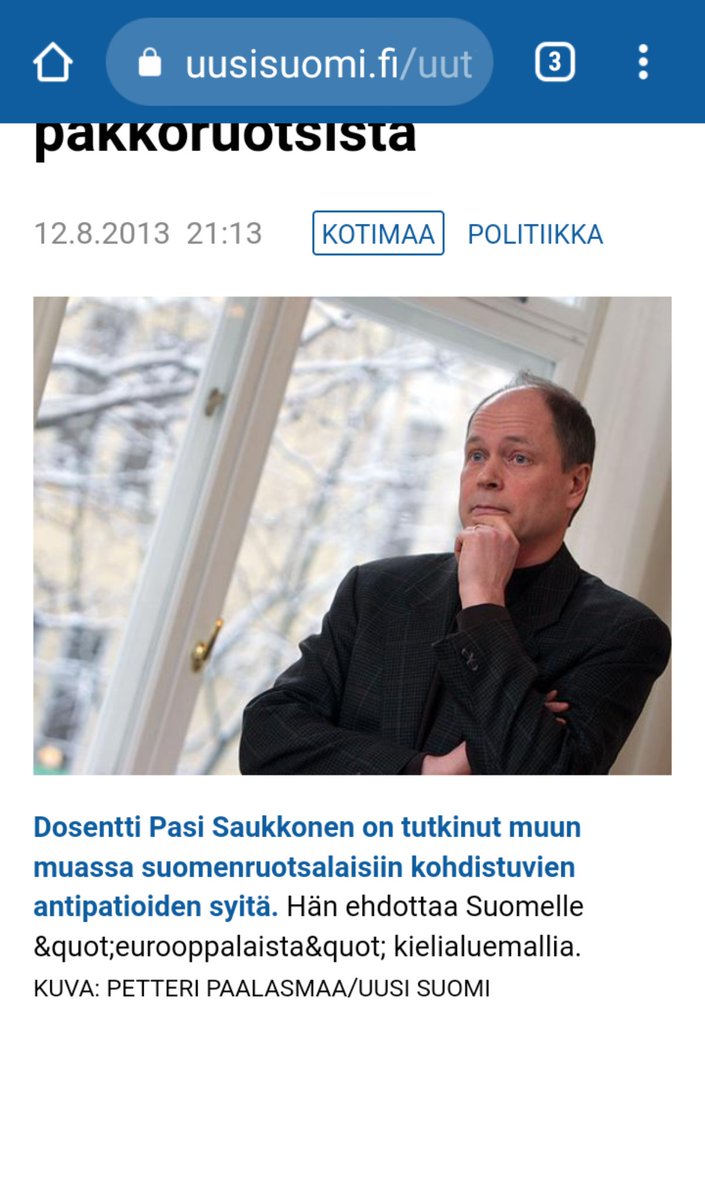jvleht's tweet photo. Pakkoruotsin poistamiselle on suomenruotsalaisten ajattelussa selvästi asetettu #hinta, mutta se hinta on liian korkea, jotta #diili syntyisi. Toisaalta poliittinen eliitti ei uskalla ajaa suomenkielisen enemmistön etua -Ruotsin eliitin reaktion pelossa.
#kiristys
#pakkoruotsi https://t.co/YyWobLT19u