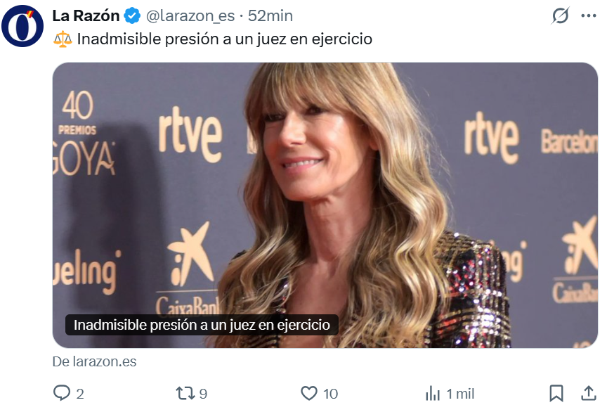 carlossmato's tweet photo. Es inadmisible la presión a un juez en ejercicio.
Básicamente piden que se deje prevaricar en paz al padre de la concejala del PP.
Es un editorial del "periódico" dirigido por un ex diputado del PP que fue alto cargo en gobiernos del PP. https://t.co/xemW2enq5I