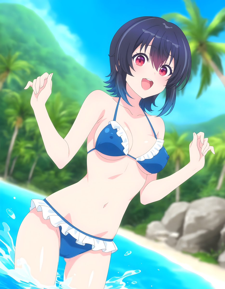 Daily_Romcom's tweet photo. Daily Waifus Beach 👙🏖️
Day 1 🖤

Umi Asanagi (I Made Friends with the Second Prettiest Girl in My Class) https://t.co/widxiBAmUi