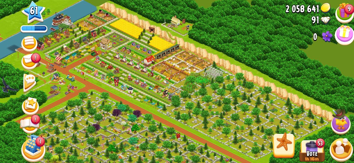 siskamiku's tweet photo. #WTS AKUN HAYDAY
LV 61 barn 2450 silo 2250

lahan utama kebuka 50% 
Lahan full dekorasi 
Free 2JT+ koin
Free 90 diamond 
Free 1000+ isi lumbung 
Free TOM 3hr
Slot toko 19 box 

130K akun fresh
siapkan email sendiri

akun aman
no garansi BANSHOP 

#akunhayday #zonauang
#haydayfarm https://t.co/luGvty1kuT