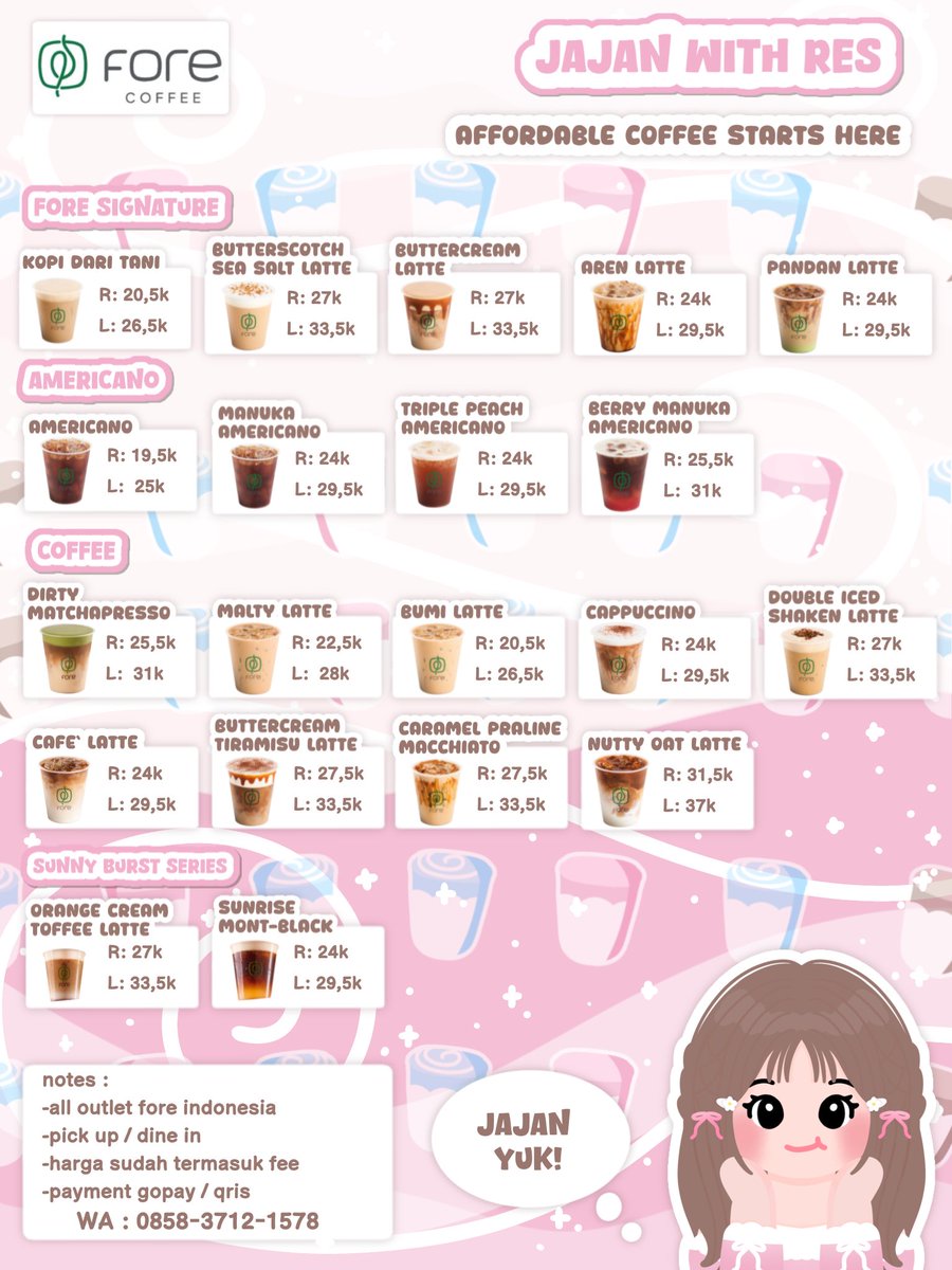 silkweets's tweet photo. yang mau jajan kupi fore hemat bisa pakai jasa order aku yaa teman-teman ! no minbel, sat set dan trusted ⸜( ˶>ᴗ<˶)⸝♡ 

tags. jasdor kopi murah voucher diskon potongan
#zonauang https://t.co/afX6j2EVNH