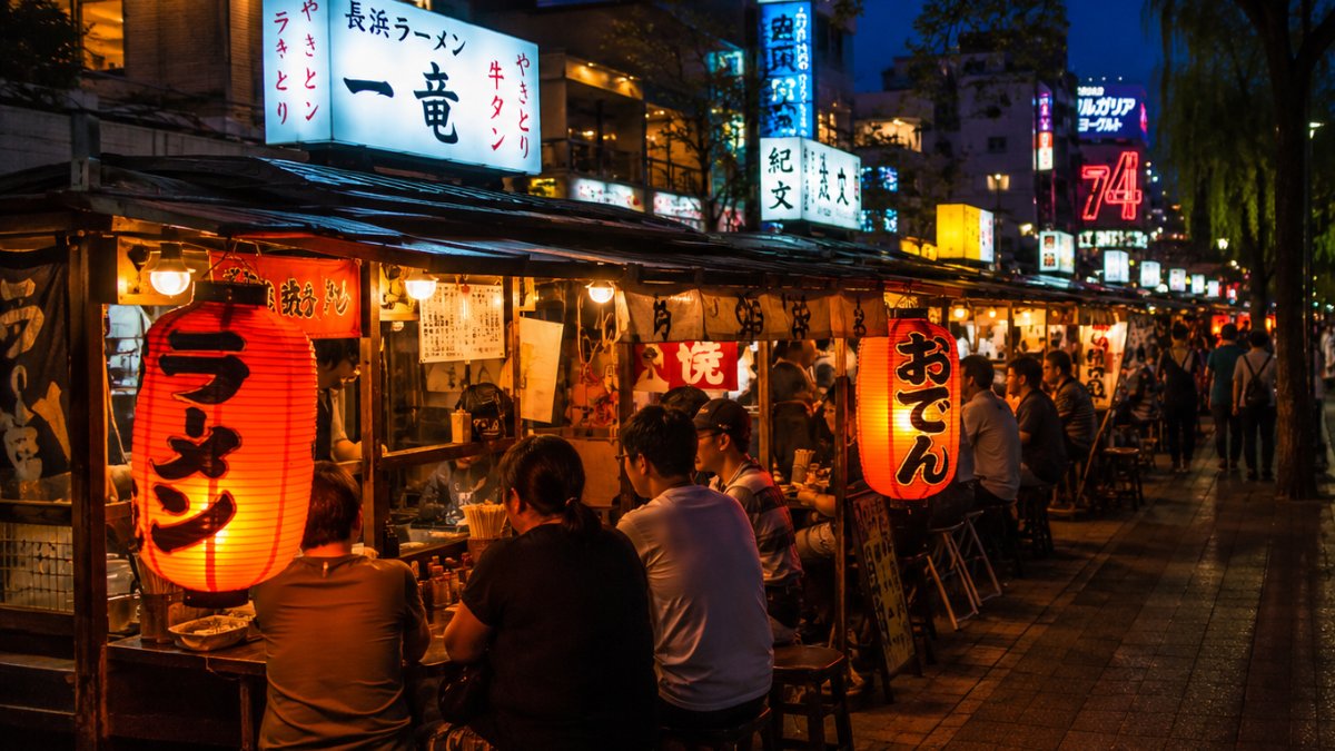 TRAVELISTjp's tweet photo. \暖簾をくぐれば、博多の仲間入り/

福岡空港から地下鉄で15分の「中洲」は日本三大歓楽街のひとつ🏮

博多の夜をシメる屋台文化は他の都市では味わえない特別体験！

豚骨ラーメン・おでん・焼き鳥を屋台でリーズナブルに堪能して🍺

格安で福岡に行くなら....👇

#中洲屋台 #福岡 #博多グルメ #トラベリスト