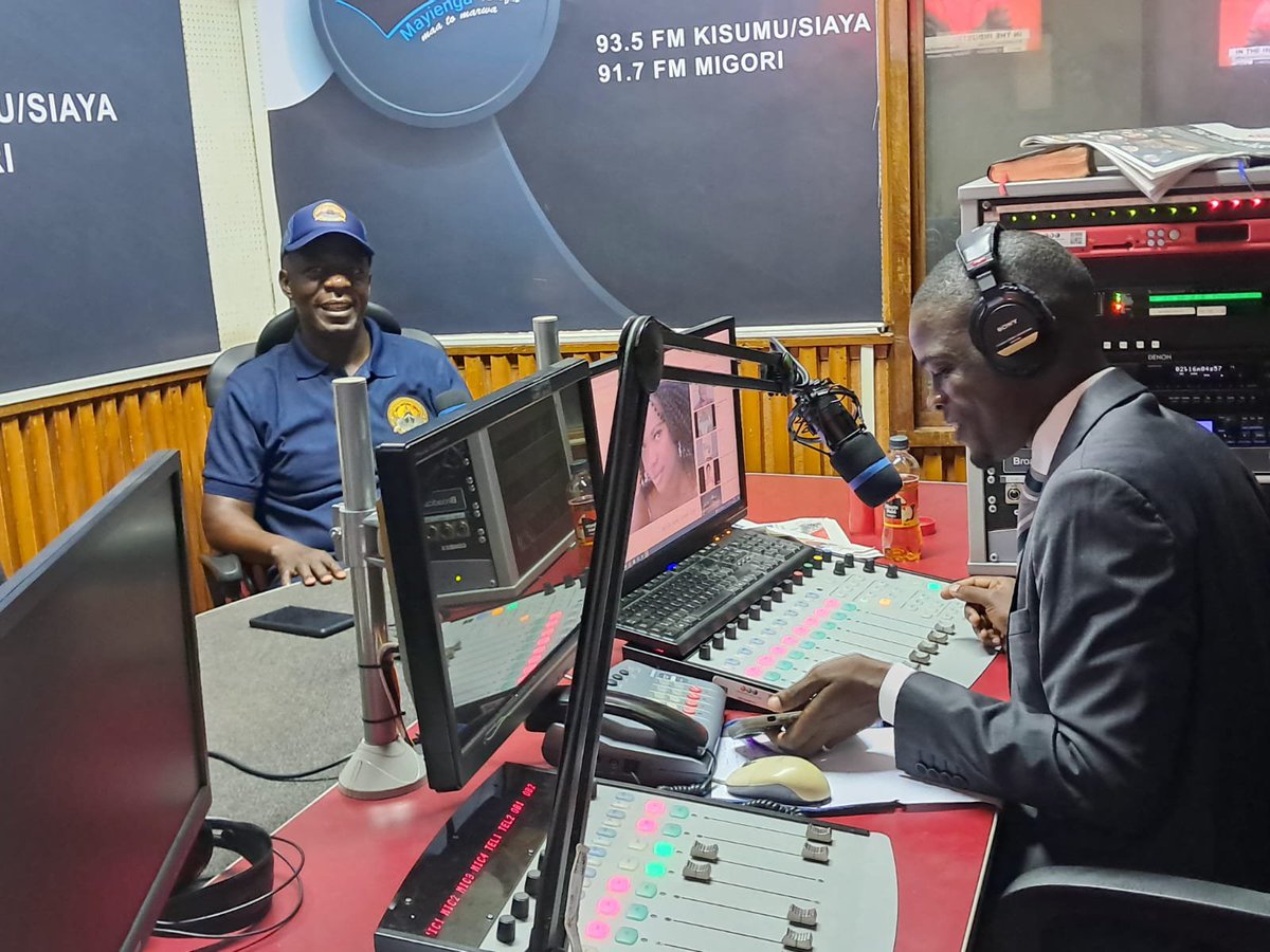 KenyaShipyards's tweet photo. Kenya Shipyards Limited Business Development Manager, Mr Edward Omol this morning joined the Gari Mokinyi Breakfast Show on @MayiengaFm to highlight our game-changing fibre boats designed for Lake Victoria and other water bodies.

Built for safety, durability and stability, these fibre boats cannot sink, offering a safer future for our fishermen while supporting a more productive and sustainable blue economy.

At Kenya Shipyards Limited, we are committed to delivering innovative marine solutions that protect lives, create opportunities and transform the fishing sector. 

#GariMokinyi 
#KSLatGariMokinyi