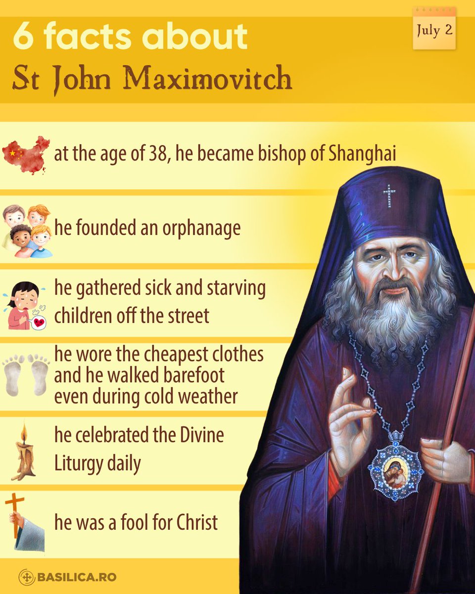 BasilicaNews's tweet photo. ”The power of God is effective when a person asks for the help from God, acknowledging his own weakness and sinfulness. This is why humility and the striving towards God are the fundamental virtues of a Christian”.
– St. John Maximovitch https://t.co/zI1PSATdGL