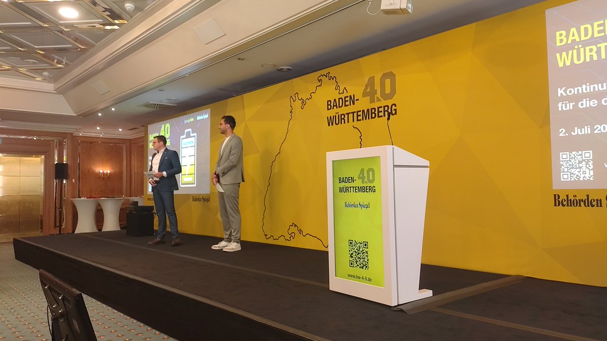 wi00194's tweet photo. Eröffnung des Kongress BW 4.0 - Baden-Württemberg 4.0 in Stuttgart durch Marvin Baldauf Guido Gehrt und mit Keynote von CDO Ronja Kemmer.

Lassen wir uns überraschen, was Kontinuität und Wandel für die digitale Verwaltung tatsächlich bedeuten #BW40 #EGOV #OpenGov #Digitalisierung https://t.co/Dr0ZYwk5ZQ