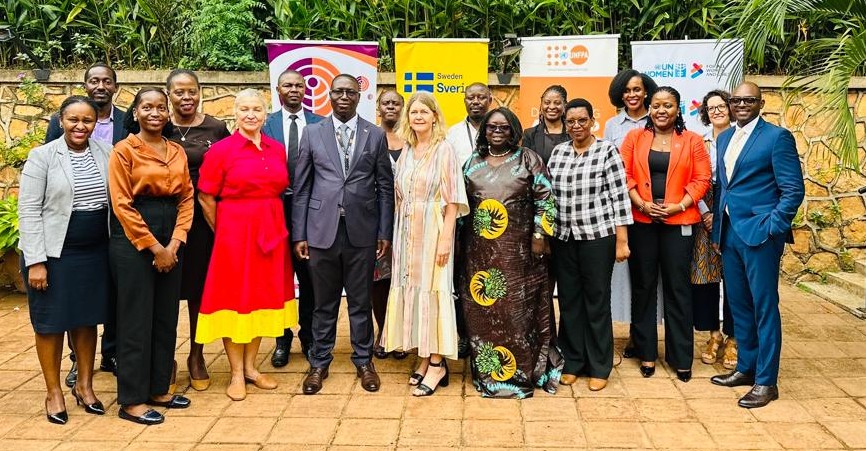 FatwesTv's tweet photo. @SwedEnvoyUganda - Ending workplace sexual and gender-based violence requires collective action. 
Today, we were proud to convene top corporate CEOs at the Swedish Residence, alongside @MGLSD_Uganda, @PSFU_Uganda, @UNFPAUganda and @unwomenuganda to drive accountability for safe, respectful and survivor-centred workplaces in Uganda.

In her remarks, @SwedEnvoyUganda reaffirmed Sweden's commitment to supporting Uganda's efforts to ensure that women and girls can participate fully, safely and equally in society and the economy. She further noted that this commitment is well stipulated in Sweden's Development Cooperation Strategy with Uganda (2025-2029) in which gender equality, women and girl’s empowerment and gender equality are integrated across all areas of engagement.

#SafeWorkplacesUg
