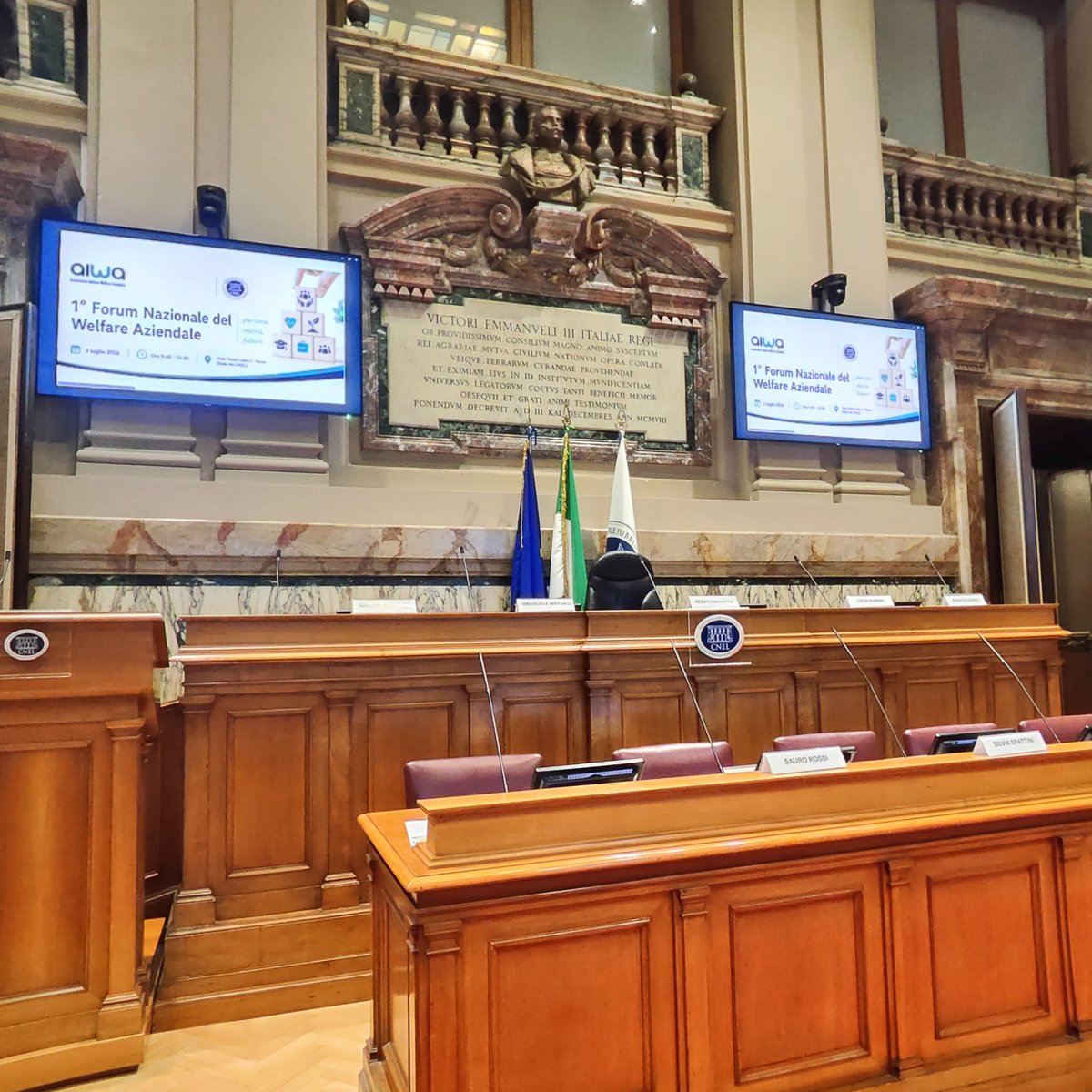 EMassagli's tweet photo. Pronti per il 1° Forum Nazionale del #welfareaziendale di @aiwa_welfare. Oggi si incontrano al @cnel_it i principali operatori di welfare italiani per discutere del futuro della più efficace leva di gestione del personale e di relazioni industriali dell'ultimo decennio https://t.co/3VTc8o6mRt