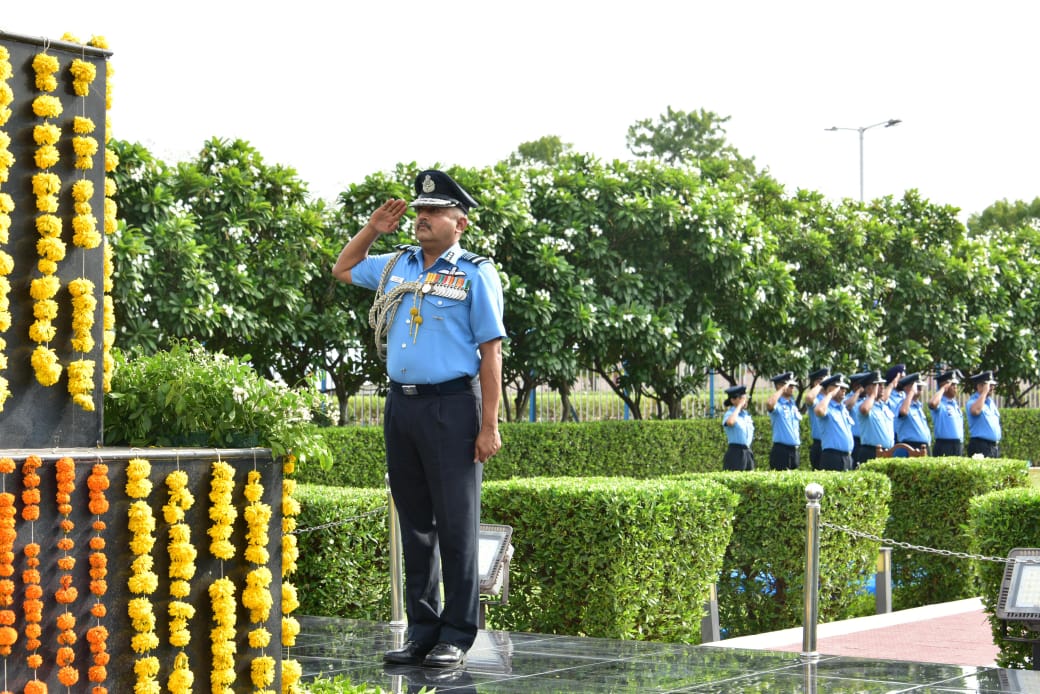 GuardianSky_IAF's tweet photo. Air Marshal PV Shivanand, AVSM, VM assumed charge as Air Officer Commanding-in-Chief, South WAC on 01 Jul 2026. 
Commissioned into the Fighter stream of the Indian Air Force in Dec 1988, he brings with him vast operational and leadership experience.

#IndianAirForce https://t.co/5wwvcTgvGy