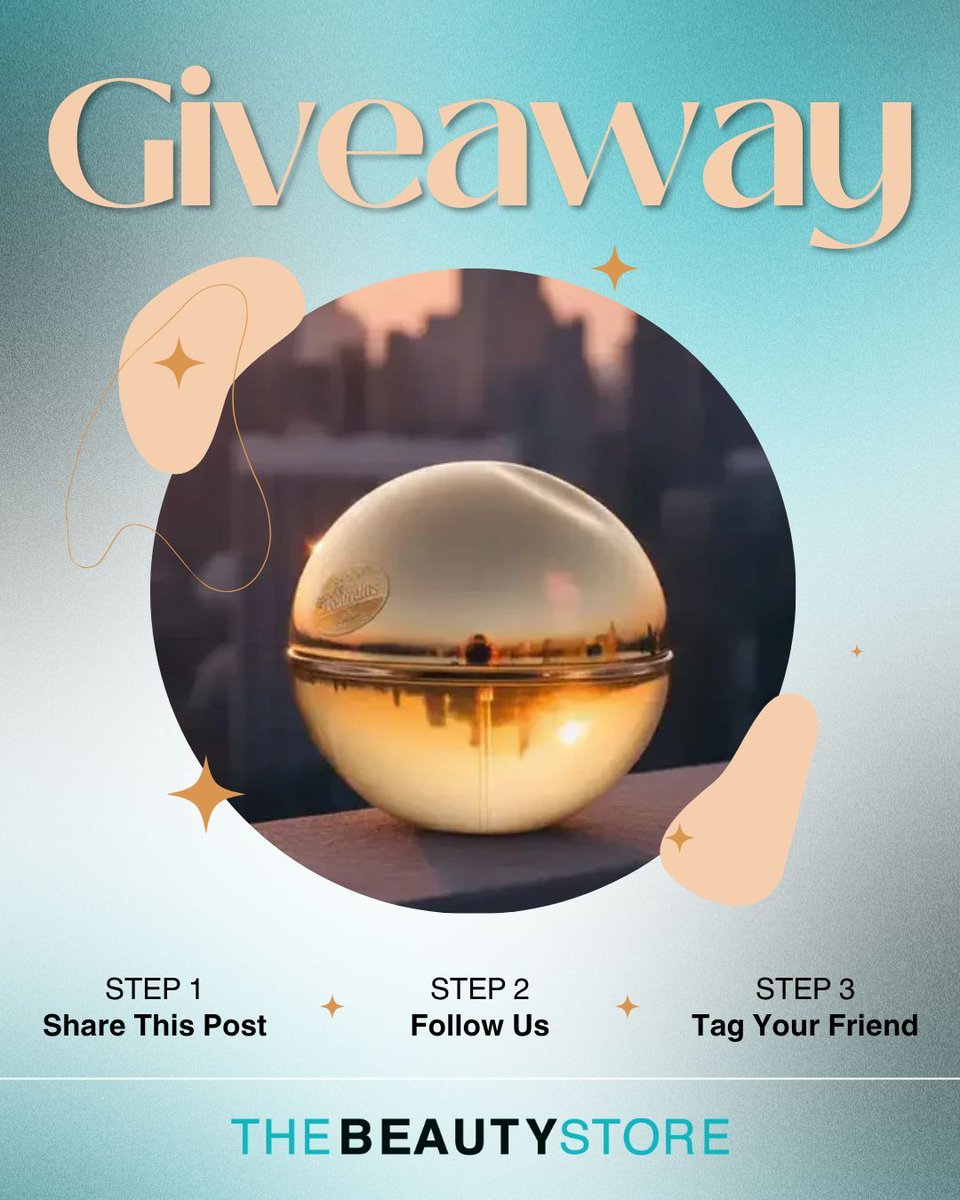 thebeautystore's tweet photo. NEW GIVEAWAY! ✨🍎

Want to add a touch of luxury and pure radiance to your days? We’re giving away the coveted DKNY Golden Delicious Eau de Parfum, a radiant and sophisticated fragrance that captures glamour in its iconic golden apple bottle.

All you have to do is complete these three simple steps:

Step 1: Share this post.

Step 2: Follow our profile. 📲

Step 3: Tag a friend in the comments. 👇

🗓️ You have until 14 July to enter.

Don’t miss out on this golden opportunity – and best of luck to everyone! 🍀💛

#TheBeautyStore #Giveaway #DKNY #GoldenDelicious #DKNYPerfume #BeautyGiveaway #Fragrances #BeautyGiveaway #MustHave