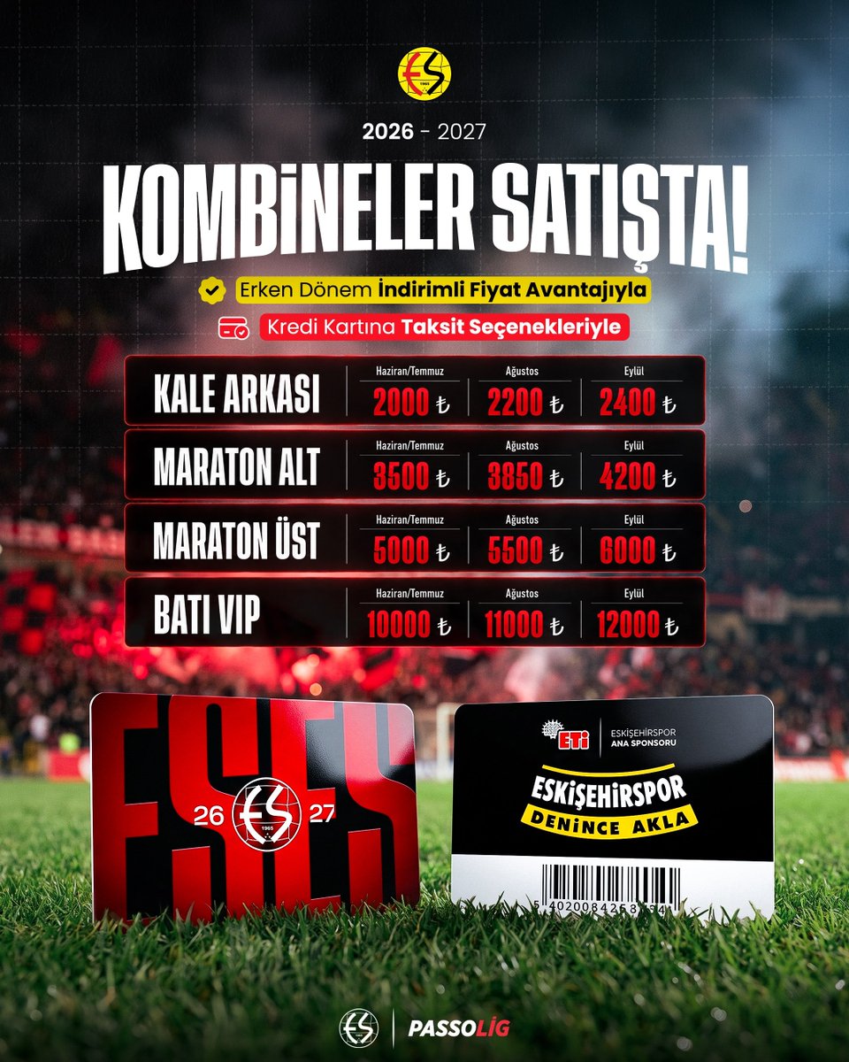 hoca26eses's tweet photo. İyi transferlerle güçlü bir kadro kurmak ve açık ara şampiyonluk için İLK ADIM KOMBİNE kampanyasına destek olalım. Kentimizin esnafı, tüccarı, sanayicisi, çalışanlarına en güzel hediye olarak bir kombine vermelidir.
#KombineAlEskişehir https://t.co/PFYbCZ1Wh2
