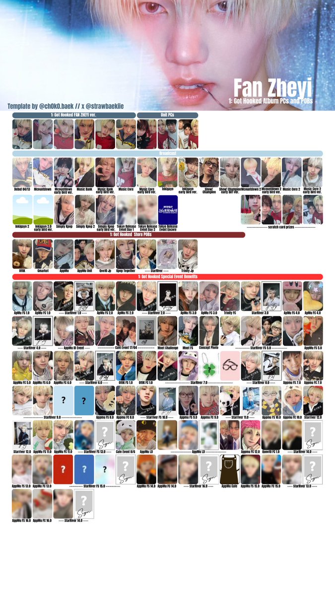 strawbaekiie's tweet photo. UPDATED! 20260702
#Modyssey 1st Single Album "Got Hooked" photocard and POB template
Part 1
#Henyu #FanZheyi
#Yichen #Rowan

‼️ Drive folder link in pinned post ‼️
Feel free to comment pics of missing photocards!

#modysseygothooked #modysseytemplates #modysseyhook #modysseydebut https://t.co/RbCWIJtBEQ