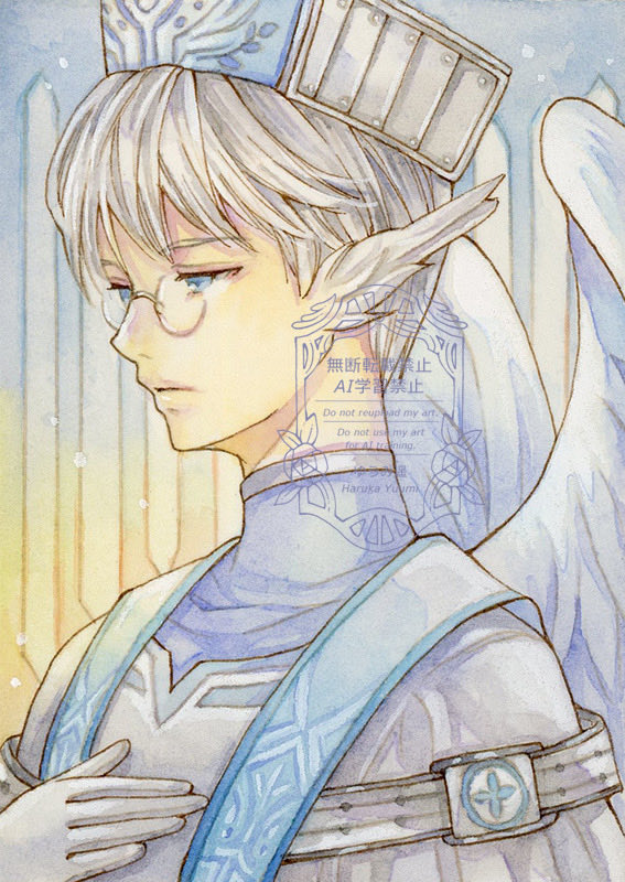 harukayuumi_sub's tweet photo. ファンタジーなATC⑥
2026年6月制作
89×64mm
透明水彩、絵墨

光属性です✨ https://t.co/WAtxE5cF2j