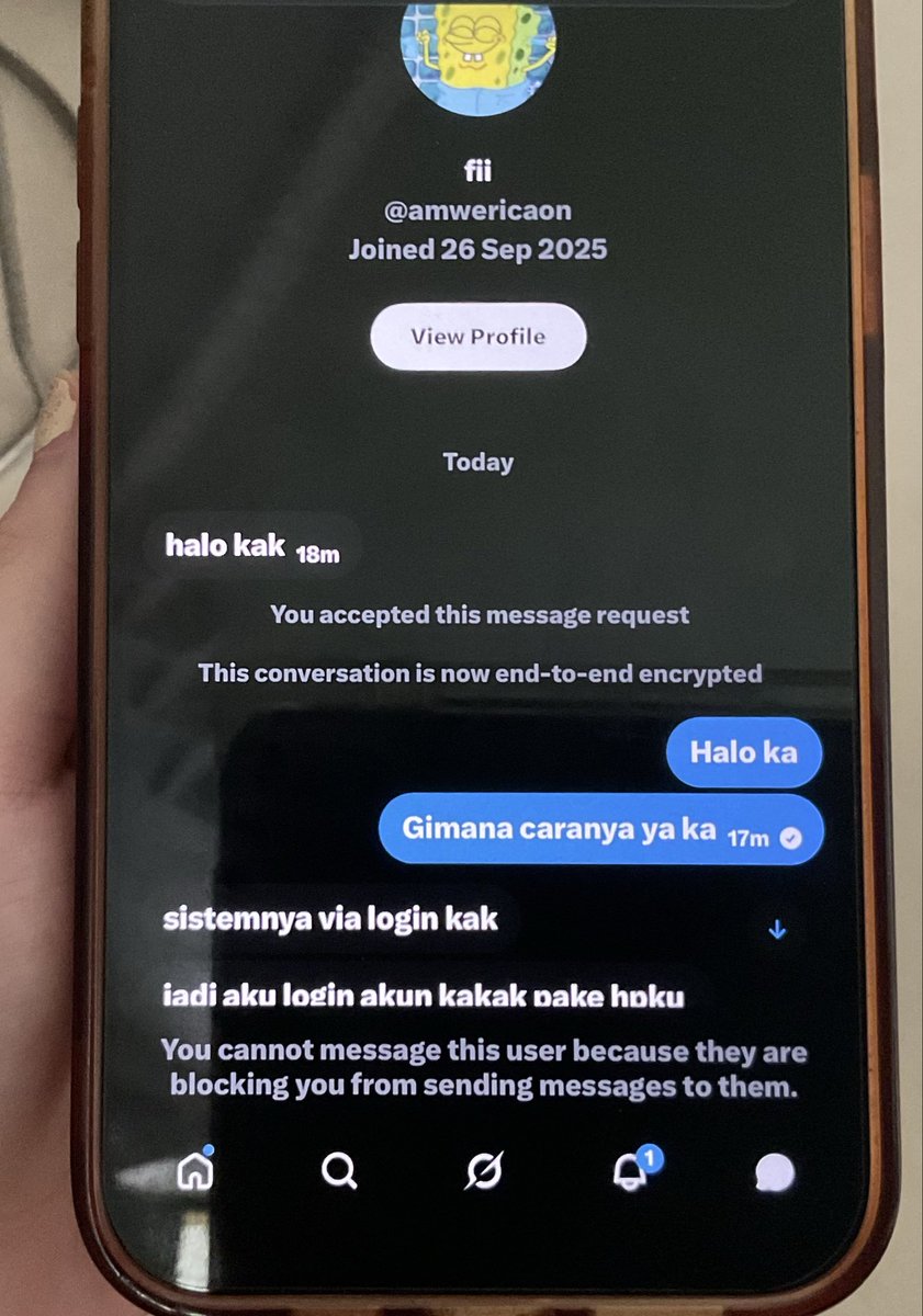 haechanie_gf11's tweet photo. SCAMMERS hati hati ya guys
no go pay scammers nya 089514020826
Kenapa si kalau ngescam harus bawa Tuhan 😭
#scammer #roblox #topup https://t.co/fVlaY3F7l7
