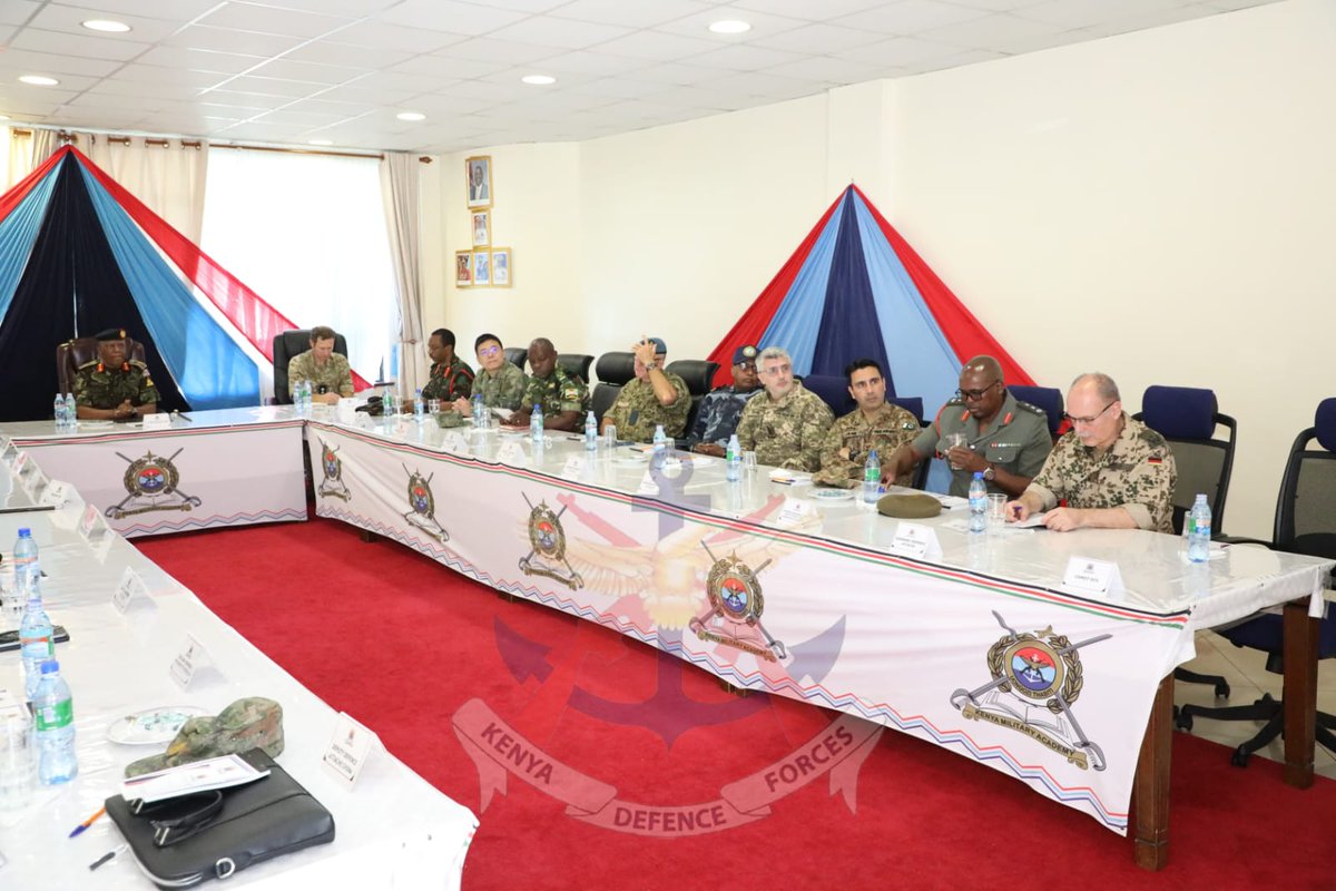 kdfinfo's tweet photo. Strong defence partnerships are built  through sustained professional engagement between military institutions. This enduring value was demonstrated when the Kenya Military Academy  hosted members of the Defence Attaché Association of Kenya. See more:https://t.co/SS57uYa23d https://t.co/f76N83QXgL