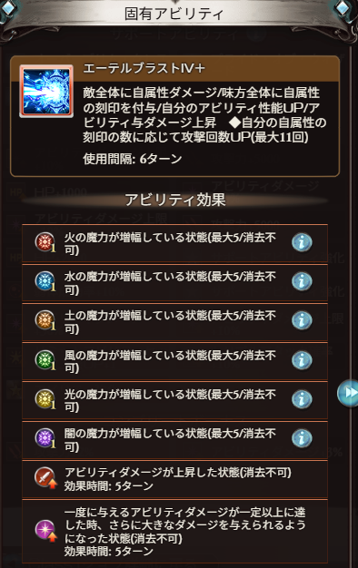 Granblue_GW's tweet photo. ウィザードオリジンのサポアビ、Lvアップボーナス https://t.co/TUWZwCgoXb