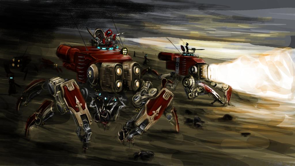 zanin1234's tweet photo. Skitarii Mantid Scavengers https://t.co/X7VXWCdbLP