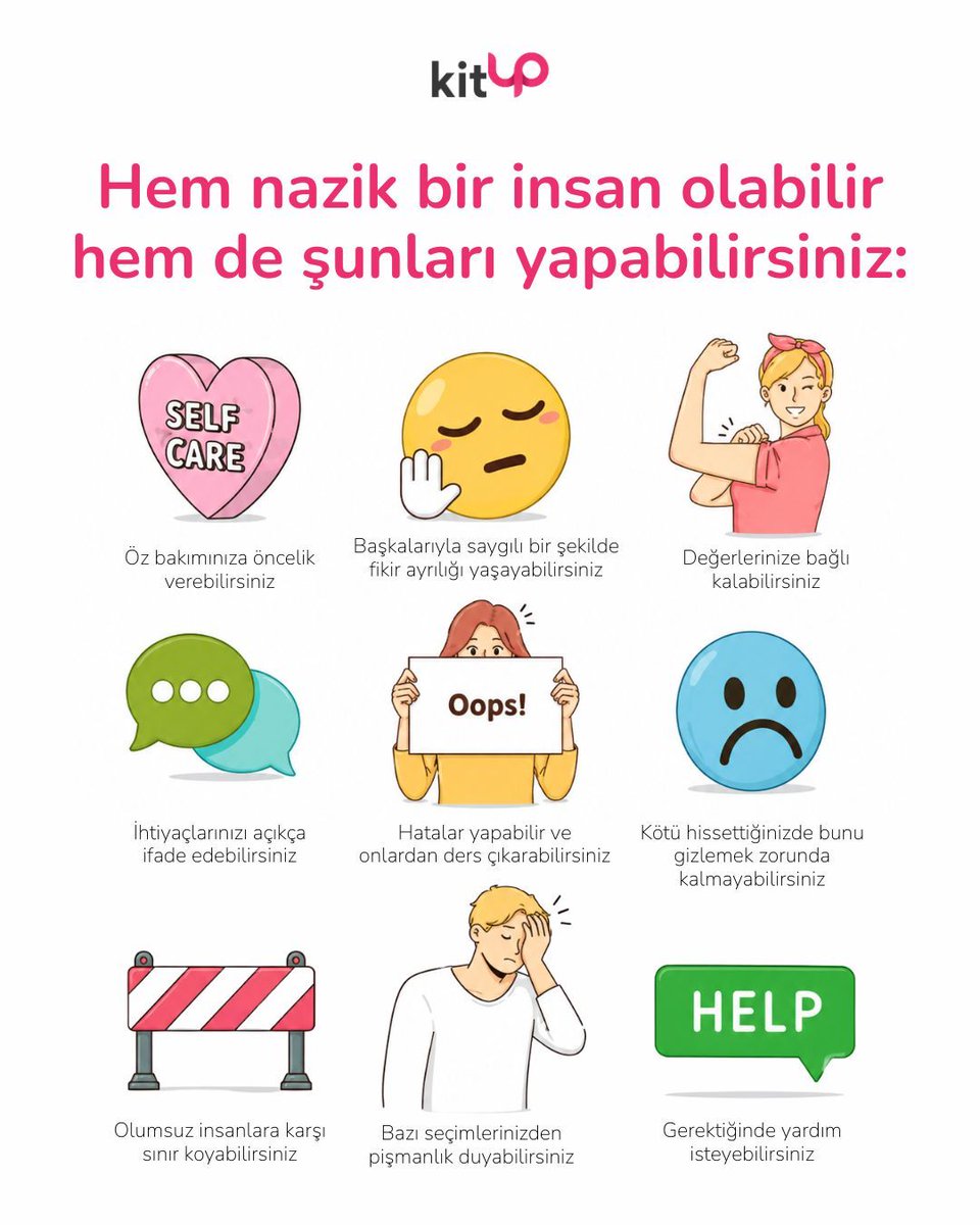 KitupApp's tweet photo. İyilikseverlik, kendini yitirmek anlamına gelmez 🤍 https://t.co/pENvrOa6h1