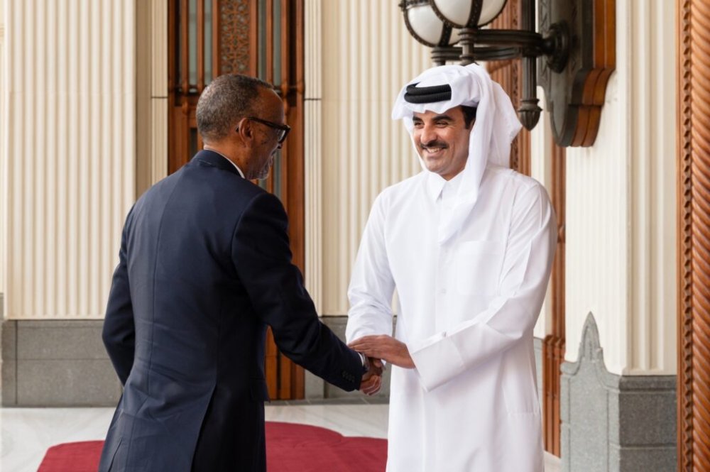 TopafricanewsC's tweet photo. #Qatar’s Emir and #Kazakhstan President Extend Independence Day Wishes to #Rwanda https://t.co/F5f5T371wS https://t.co/7vgq0mtxx2