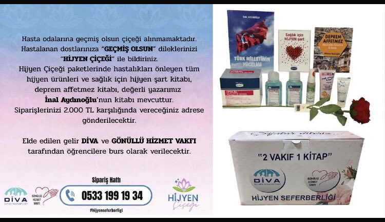 msapci1934's tweet photo. Hasta odalarına, hastanın sağlığı için geçmiş olsun çiçeği alınmaz🆘

Dostlarınıza

2 VAKIF 1 KİTAP

Sosyal Sorumluluk Projesi

💐H İ J Y E N  Ç İ Ç E Ğ İ 🌺 götürün,

Sevdiklerinize Sağlık, 

Öğrencilere BURS olsun🧿✅❤️

#Hijyenseferberliği

#Hijyençiçeği

#2vakıf1kitap https://t.co/Hc24jdQss3