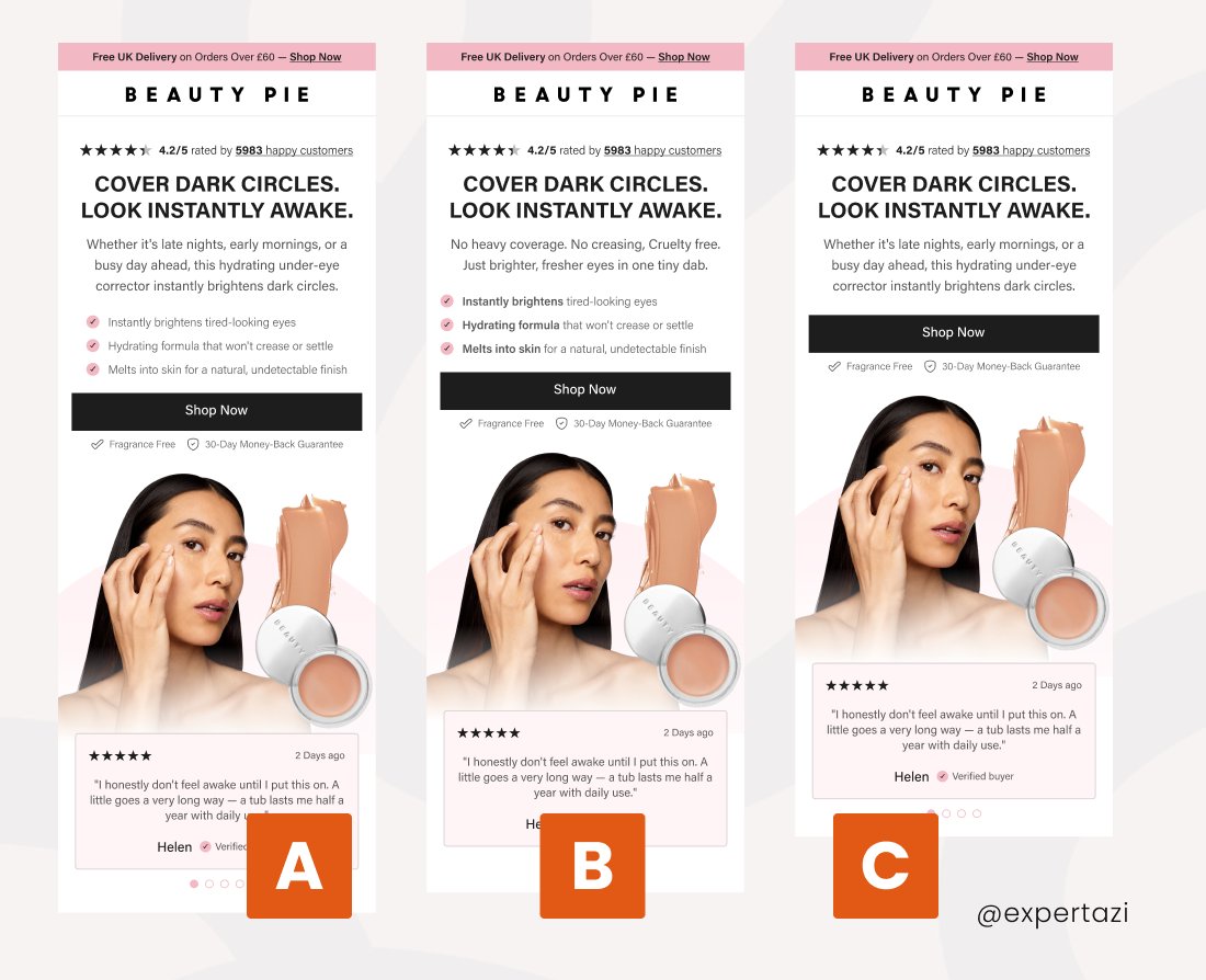 expertazi's tweet photo. Which one do you think converts better?

#CRODesign #BeforeAfter #CRO #UIdesign #LandingPage https://t.co/NQBgJDi4Tj