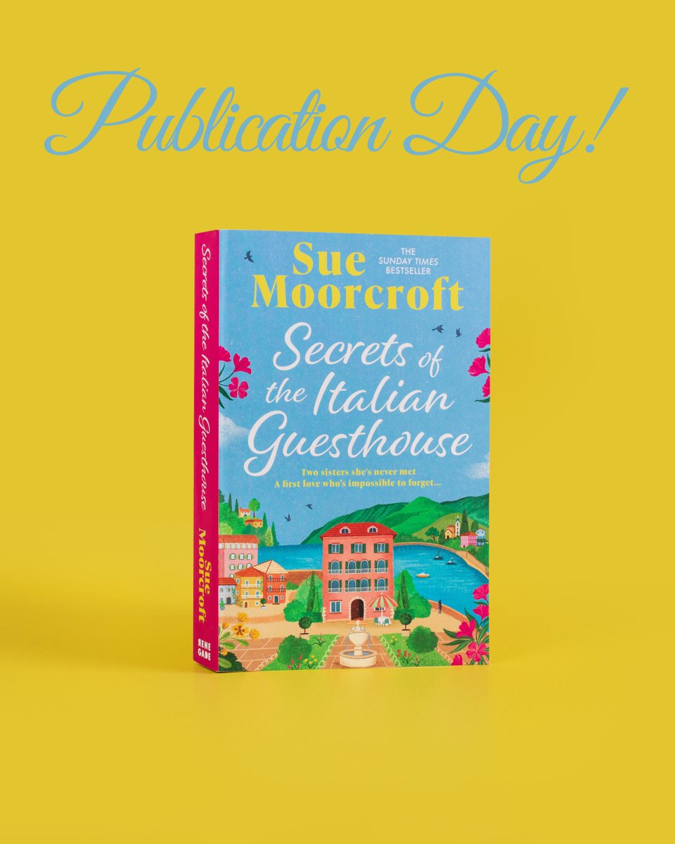 SueMoorcroft's tweet photo. Hooray!

It's finally here!

Grab your copy of #SecretsOfTheItalianGuesthouse at supermarkets, bookshops, libraries or online here: https://t.co/zqHJagB2BP https://t.co/aEw8fyOUVs