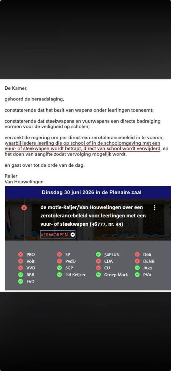 limburger1965's tweet photo. @cdavandaag @JAKoorevaar @cdavandaag  Is hier tegen gestemd omdat het een motie van @fvdemocratie is. Niet normaal dat jullie met levens van kinderen spelen en tegen stemde 😡😡😡😡 https://t.co/SGvTkABBGv