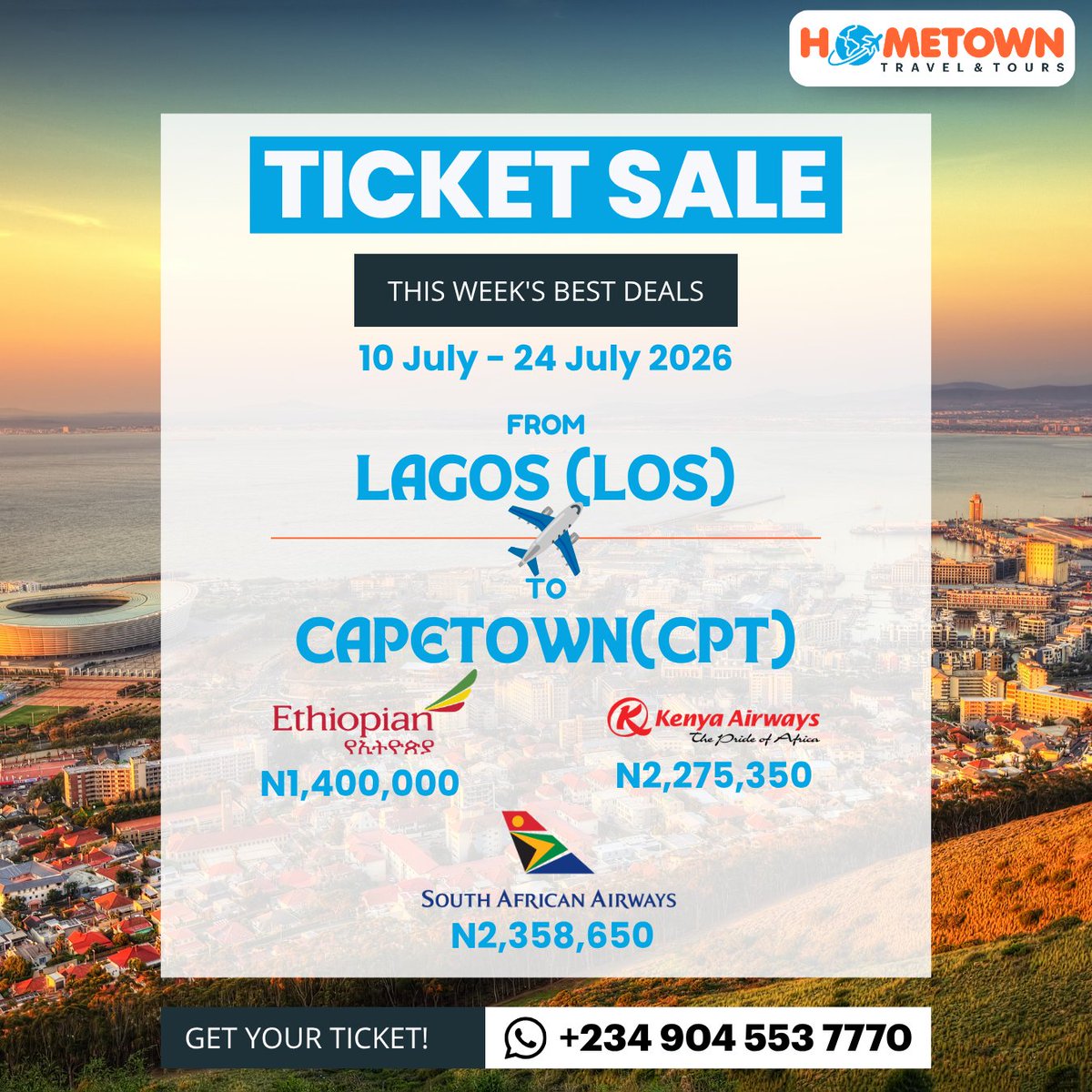 Hometowntravelt's tweet photo. @nosafk Reach us via https://t.co/Ggsv4j46e0  for affordable travel deals. https://t.co/52zZbQKgxs