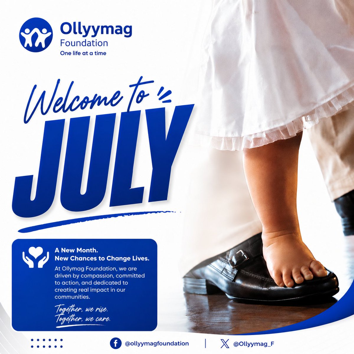 Ollyymag_F's tweet photo. Happy New Month Change Markers!👥🎉

A new month brings new opportunities to create lasting impact👩🏾‍🤝‍👨🏾. Welcome to July! Together, we continue our mission to empower communities and change lives. 🌍💙

#ollyymag_f #foundation #newmonth #impact🫂 https://t.co/rzZt4A5mkT