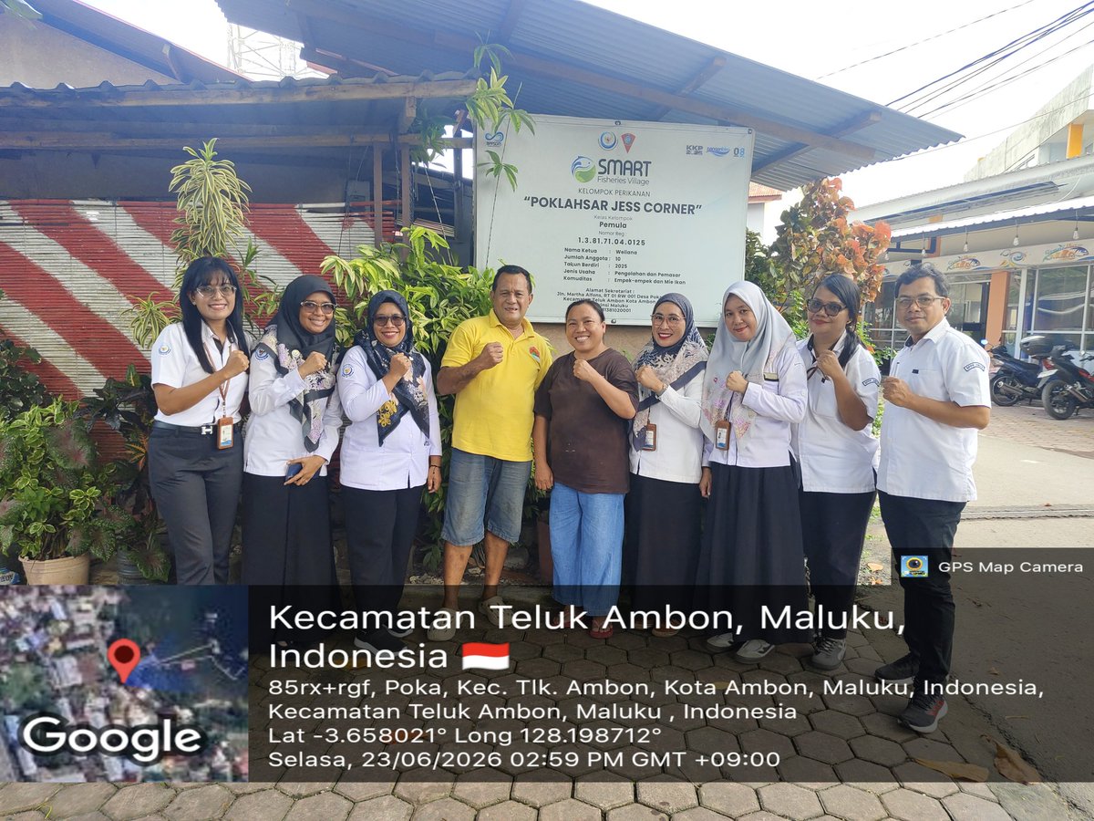 hendry_ambon's tweet photo. Selasa, 23 Juni 2026. Kegiatan Penilaian Kelas Kelompok Poklahsar Jess Corner di Desa Poka Kecamatan Teluk Ambon. https://t.co/NT5uqiNHF6