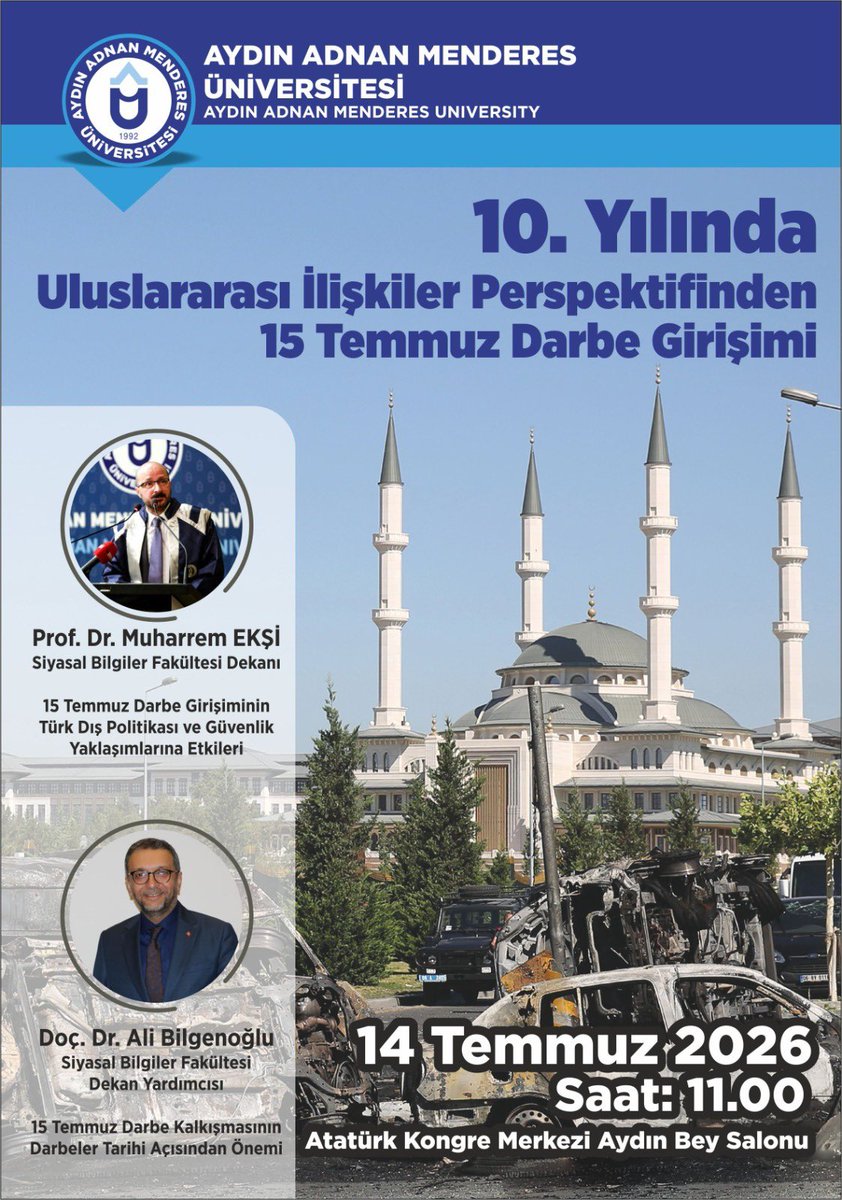 MuharremEksi's tweet photo. #15TemmuzDemokrasiveMilliBirlikGünü #Aydın @AduSBF https://t.co/7FuFpGxKvx
