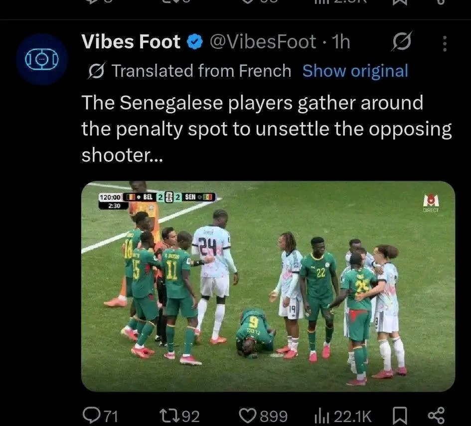 HatimelMourabit's tweet photo. Justice de Dieu ☝️, les Sénégalais ont perdu hier et continuent de perdre, tt le monde mnt sait qu'ils sont des mauvais perdant, la honte 8K 😂
#senegal #Belgique https://t.co/xfeWnjeFuK