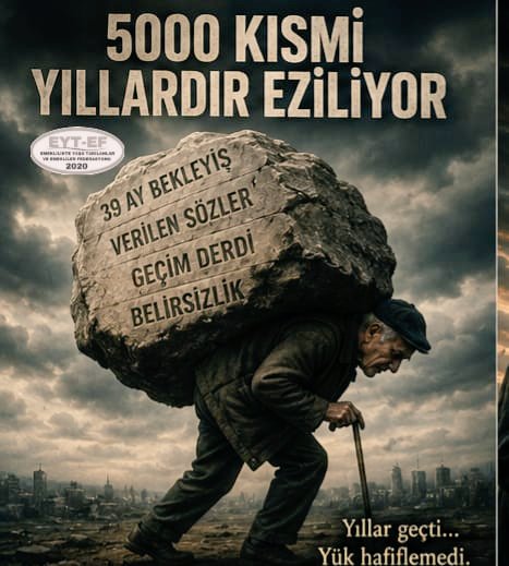 Acarozcan06's tweet photo. EYT
👇
#5000KısmiYıllardırEziliyor

Hak bekletildikçe umut tükeniyor.
Adalet sustukça mağduriyet büyüyor.

5000 ve Kısmi;
Haksızlıkla eziliyor,
Adaletsizlikle örseleniyor,
Eşitsizlikle yok sayılıyor.

Artık yeter!
Adalet istiyoruz !

#TüikEmekliyiEziyor
@RTErdogan
@isikhanvedat https://t.co/9z7x3Z9l5L