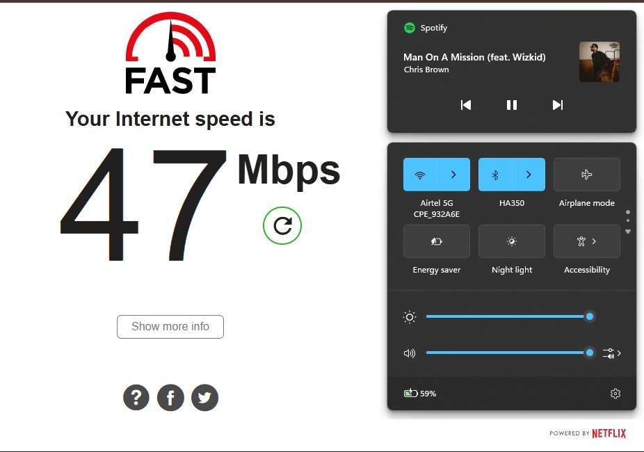 khanMalip's tweet photo. Giving credit were credit is due..

My @AirtelNigeria ODU had bad network for almost a week, after incessant complains, they gave me a one week free extension, worked on it and it appears I have gotten the 50 mbps I pay for monthly 

I have gotten at least 5 people on ODU btw! https://t.co/zE412uuwCF
