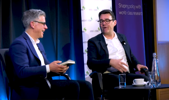 msm_monitor's tweet photo. The 'pressure' apparently being mounted on John Swinney [if you believe BBC Scotland] to adopt English style mayors is being applied by someone called Andrew Carter. We've never heard of him. But here's a picture of Carter with Andy Burnham. Make of it what you will. https://t.co/3vPhNBhA6N