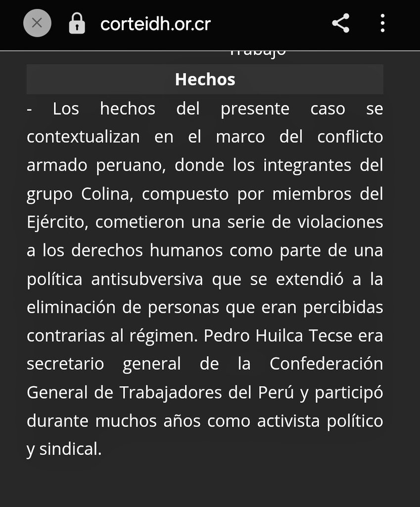Anarefue's tweet photo. La hija de Put4 eres tú al defender un asesinato cometido por el gobierno de Alberto Fujimori.
Y más put4 al atacar a su hija quien era una NIÑA y se quedó HUÉRFANA y DESAMPARADA.

Está establecido y corroborado por la CIDH y las investigaciones que los asesinos del señor Huilca fueron miembros del Grupo Colina que trabajaba para Fujimori.  

A ver si te callas y sigues con tu trabajo de p. Y dejas de mentir y querer cambiar la historia. Bruja de 💩