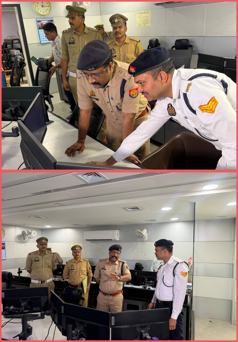 Agratraffic's tweet photo. आज #DCPT श्री सोनम कुमार ने ट्रैफिक कंट्रोल रूम का औचक निरीक्षण किया। इस दौरान उन्होंने ITMS, PA सिस्टम और मीडिया सेल की कार्यप्रणाली को परखा।
शहर में सुगम यातायात व्यवस्था सुनिश्चित करने और PA सिस्टम के माध्यम से जन-जागरूकता बढ़ाने के लिए संबंधित को आवश्यक दिशा-निर्देश दिए गए। https://t.co/1pbeU7dkAF