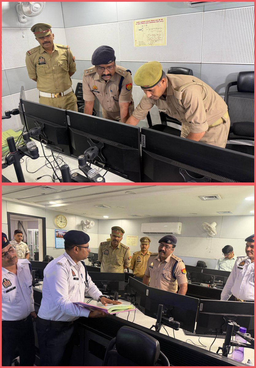 Agratraffic's tweet photo. आज #DCPT श्री सोनम कुमार ने ट्रैफिक कंट्रोल रूम का औचक निरीक्षण किया। इस दौरान उन्होंने ITMS, PA सिस्टम और मीडिया सेल की कार्यप्रणाली को परखा।
शहर में सुगम यातायात व्यवस्था सुनिश्चित करने और PA सिस्टम के माध्यम से जन-जागरूकता बढ़ाने के लिए संबंधित को आवश्यक दिशा-निर्देश दिए गए। https://t.co/1pbeU7dkAF