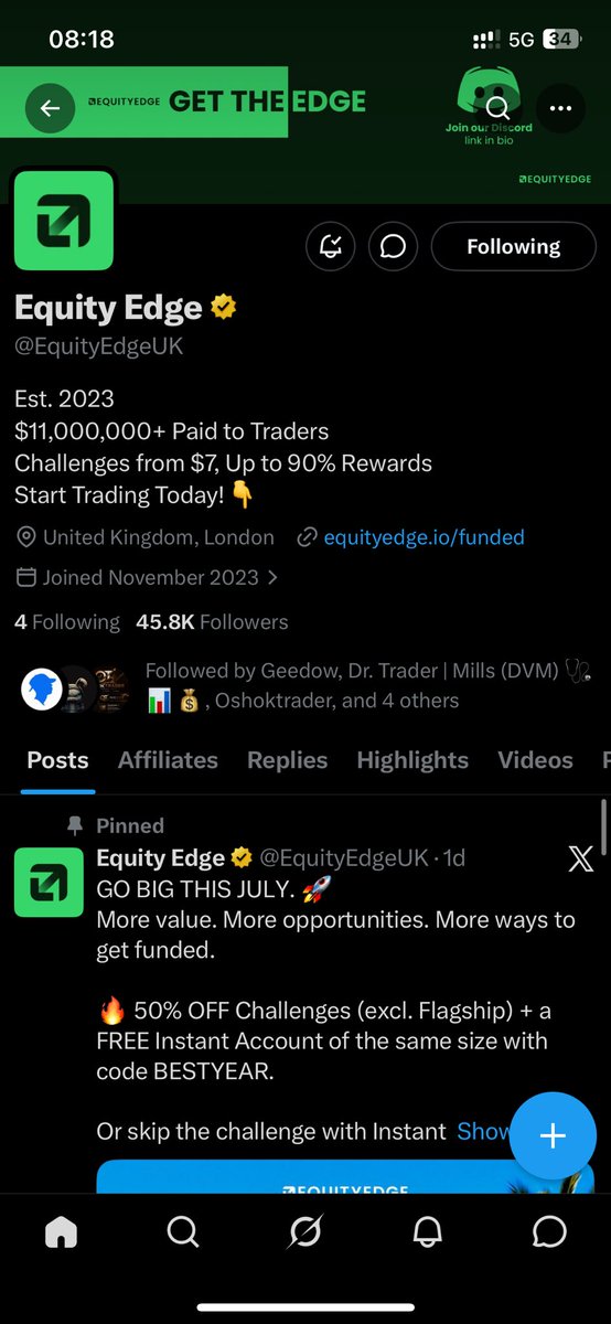 MrUseeyyy's tweet photo. @EquitySpace1 @EquityEdgeUK DONE KING✅📊

@Umar_FX01 https://t.co/mKIM7p2gFy