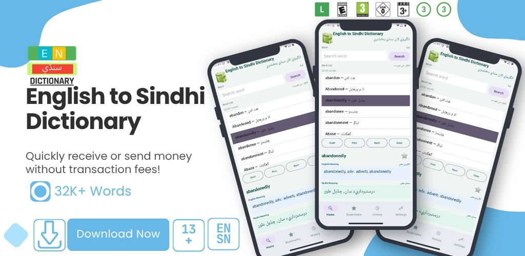 CodeWithZeeshan's tweet photo. After nearly 20 years, I'm reviving my passion for Sindhi Computing with the English to Sindhi Dictionary app! 📚 32K+ words, offline, bookmarks &amp; fast search. Now FREE on Google Play. #Sindhi #EdTech

📱 **English to Sindhi Dictionary App is now available on Google Play Store https://t.co/IhMSdzawn9