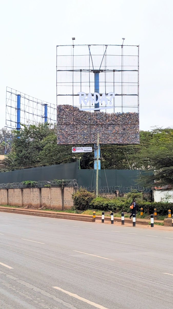 ms_mugera's tweet photo. Passed by University Way today and came across this plastic billboard. It got me thinking

Rada ya hii billboard ni nini? 🤔

What do you think they're selling, or is curiosity the campaign itself? https://t.co/rB1HlrsYLl
